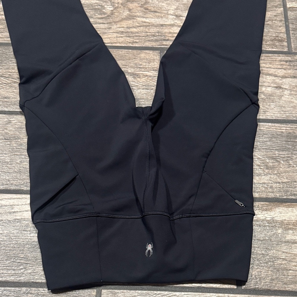 Spyder active fleece lined size M High-Waist Black Leggings - Picture 6 of 10